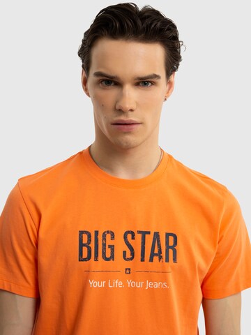 BIG STAR Shirt 'Bruno' in Orange