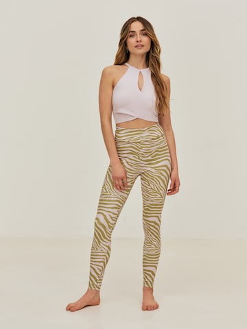 Skinny Leggings 'Bella' di ABOUT YOU x Sofia Tsakiridou in beige