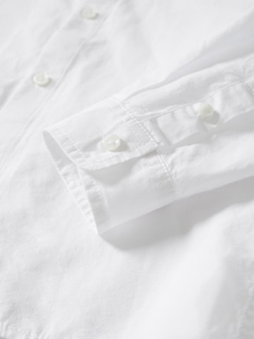 MANGO KIDS Regular fit Button Up Shirt 'DAMIAN' in White