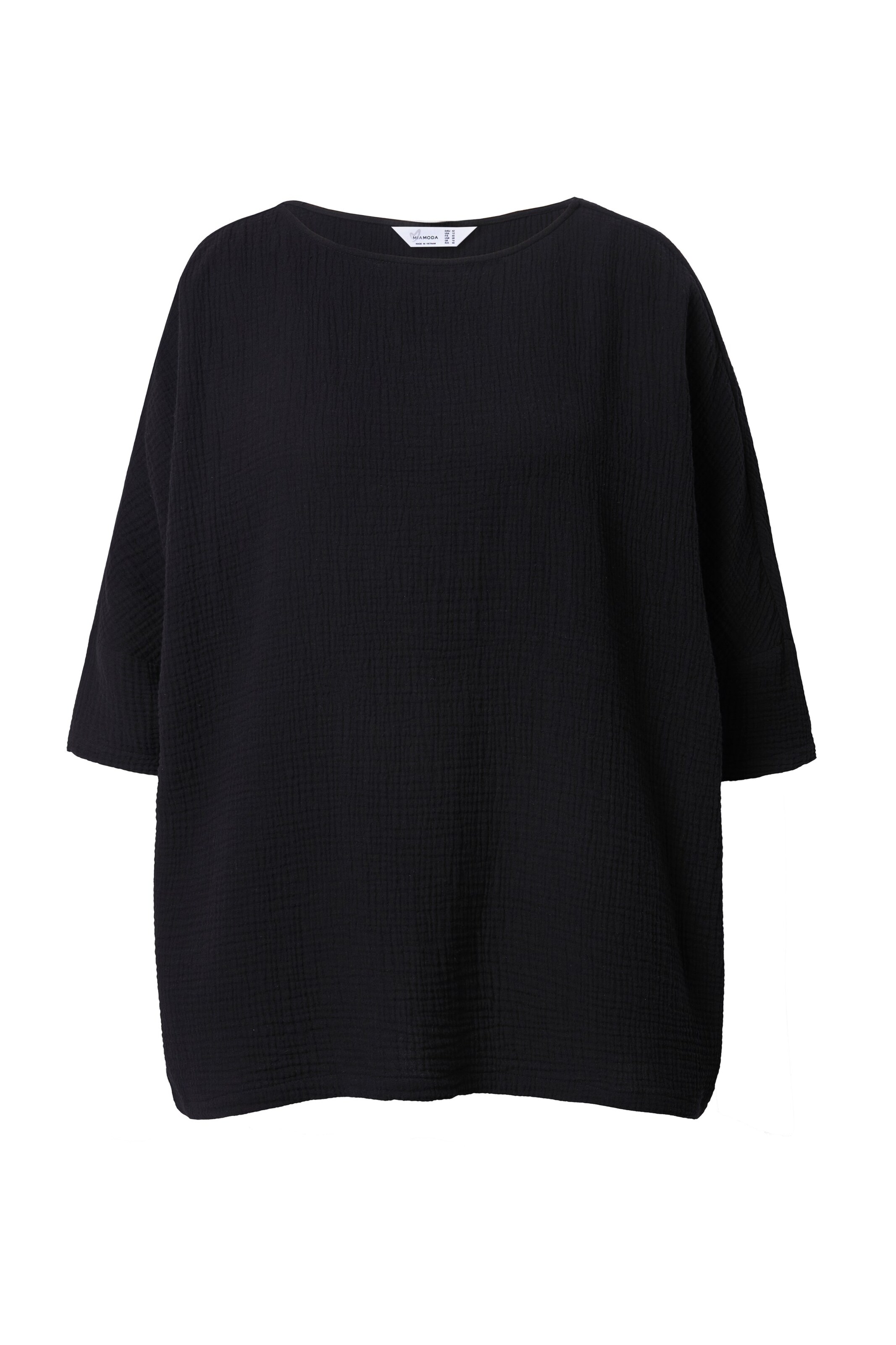 MIAMODA Shirt in Schwarz: Vorderseite