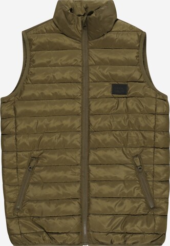 Jack & Jones Junior Vest 'WING', värv roheline: eest vaates