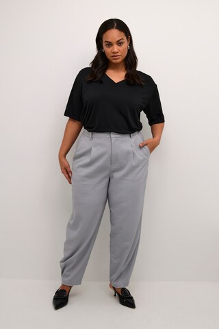 KAFFE CURVE Loosefit Chinohose 'Merla' in Grau
