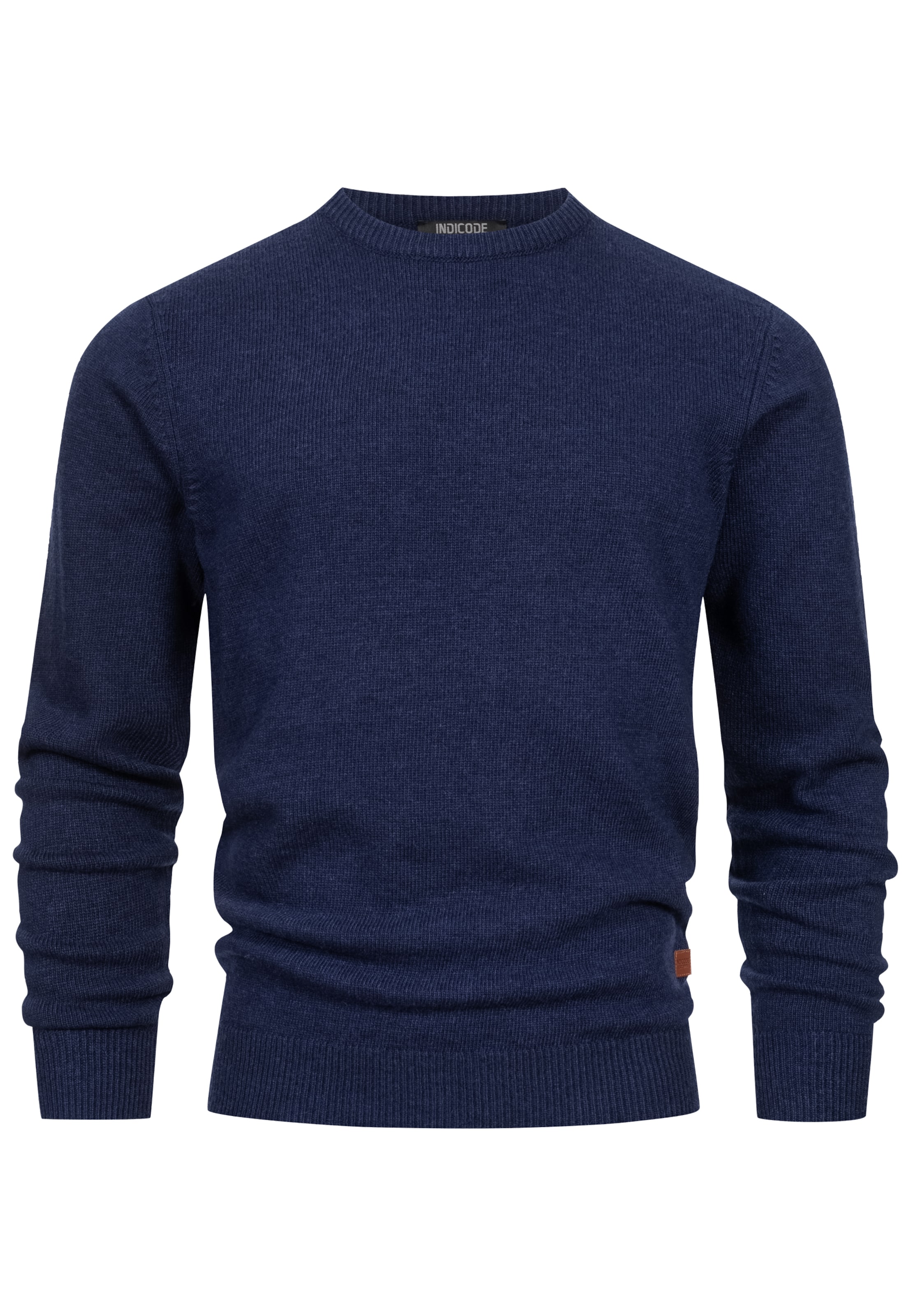 INDICODE JEANS Sweater 'INMargous' in Blue: front