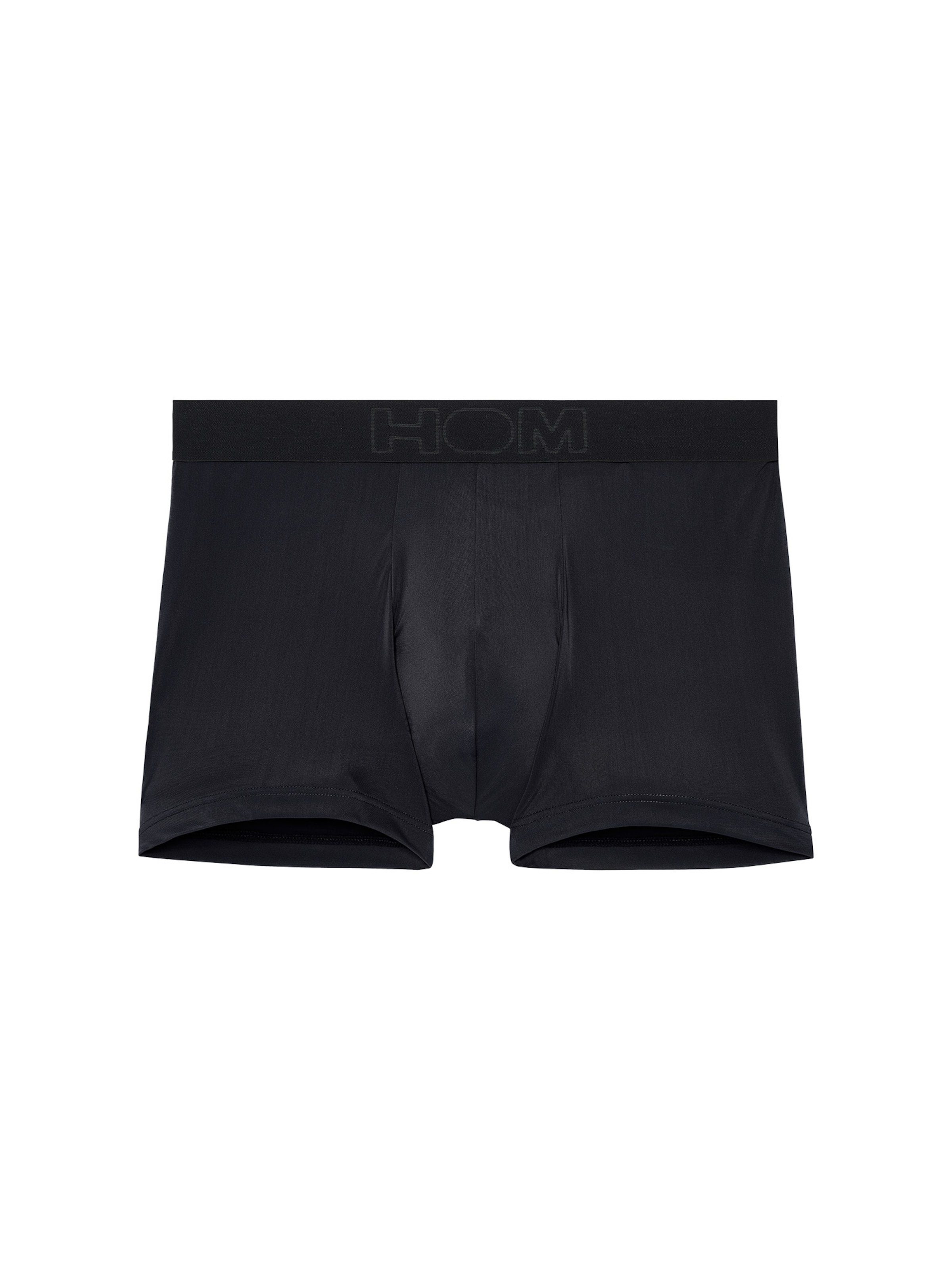 HOM Boxershorts ' Supersoft ' in Zwart: voorkant