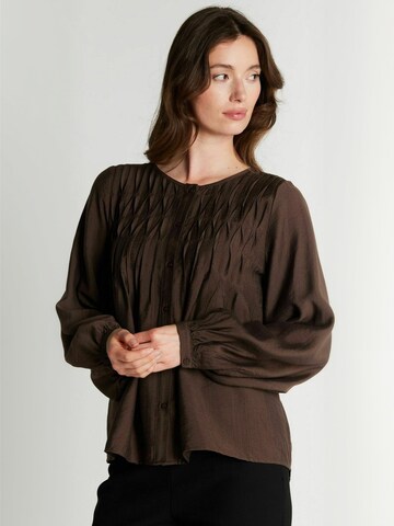 RUE de FEMME Shirt ' Anais ' in Brown