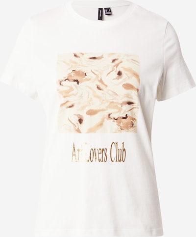 VERO MODA Paita värissä beige / kulta / valkoinen, Tuotenäkymä