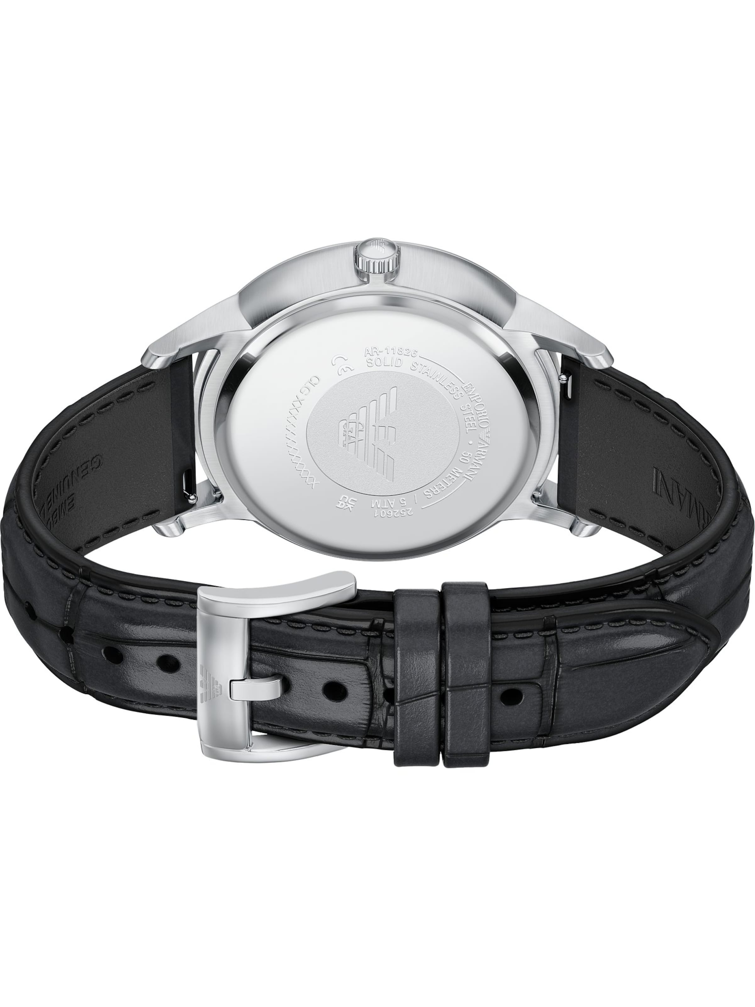 Emporio Armani Uhr in Schwarz