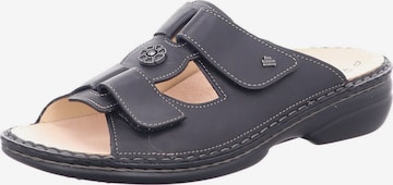 Finn Comfort Pantolette 'Pantolette Damen 02558 014099 Echtleder in schwarz' in Schwarz: Vorderseite
