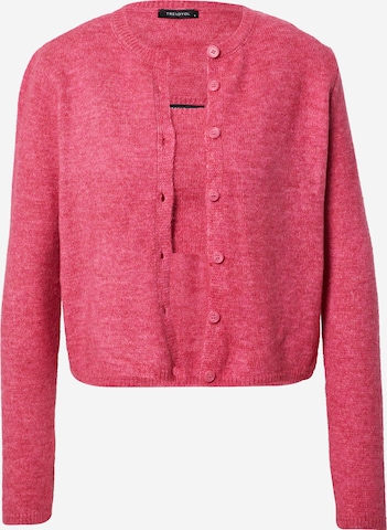 Trendyol Knit Cardigan in Pink: front