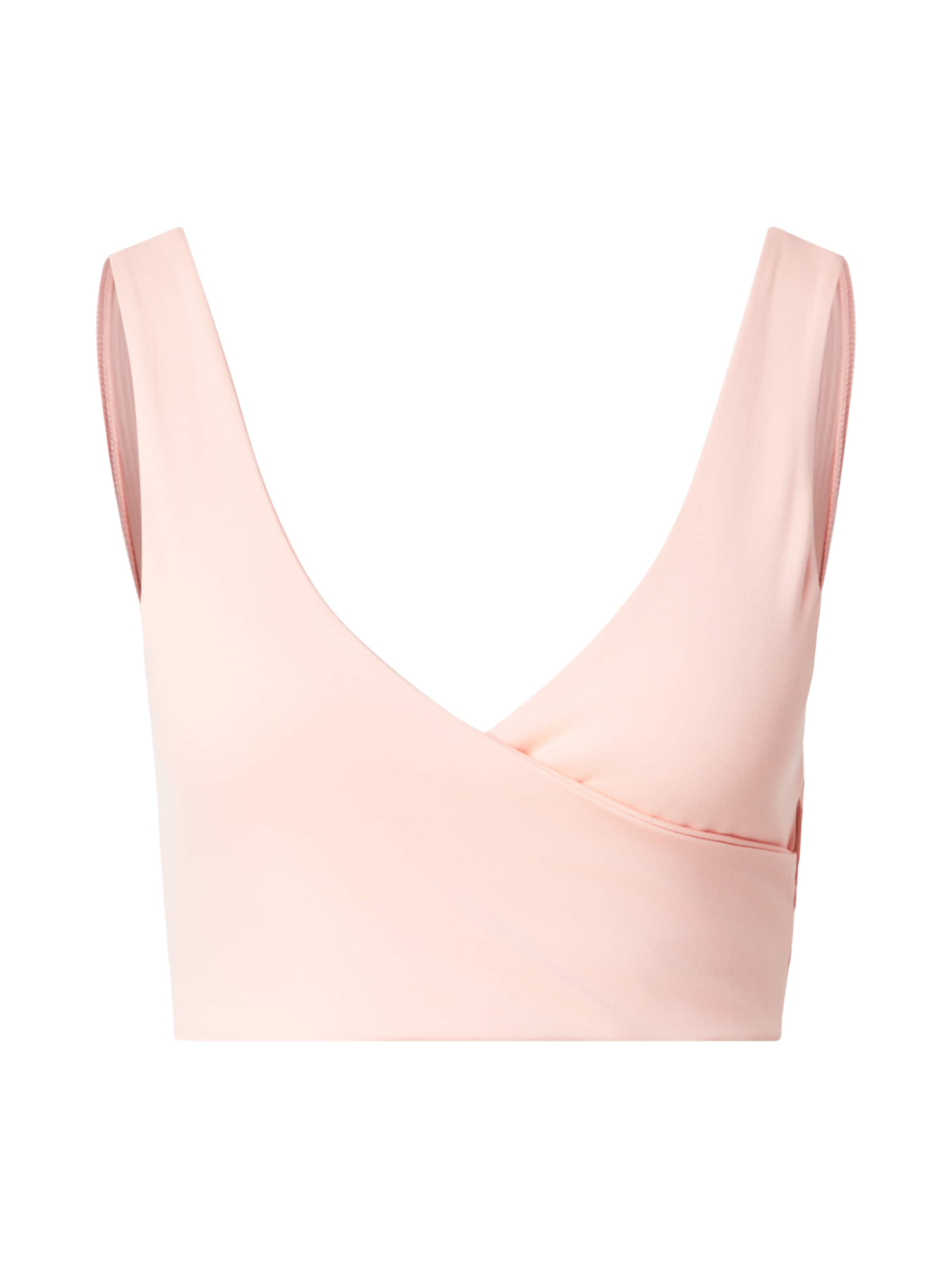 Reebok Bustier Športni nederček 'LUX PEACHED' | roza barva: sprednja stran