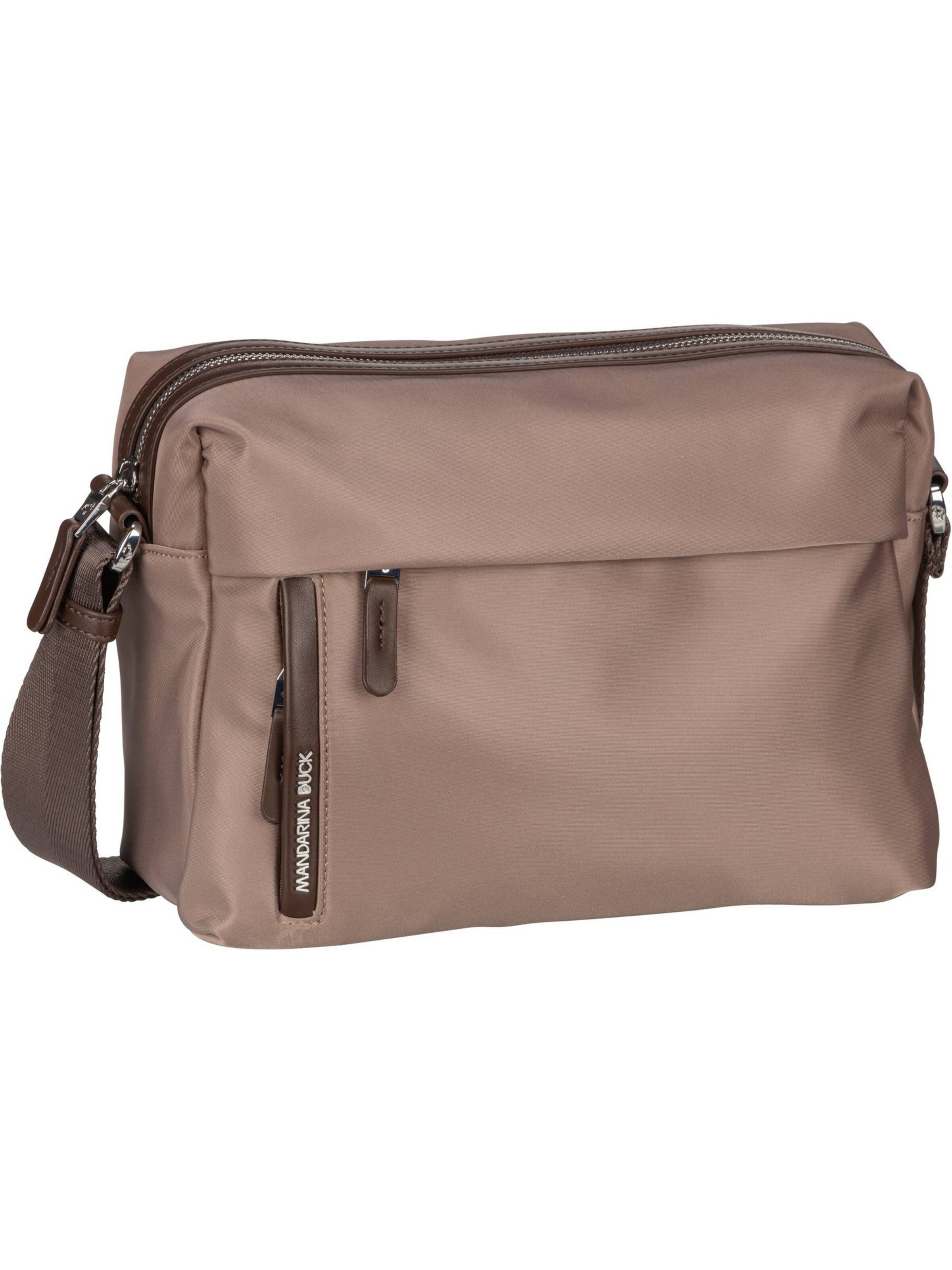 MANDARINA DUCK Crossbody Bag in Beige: front