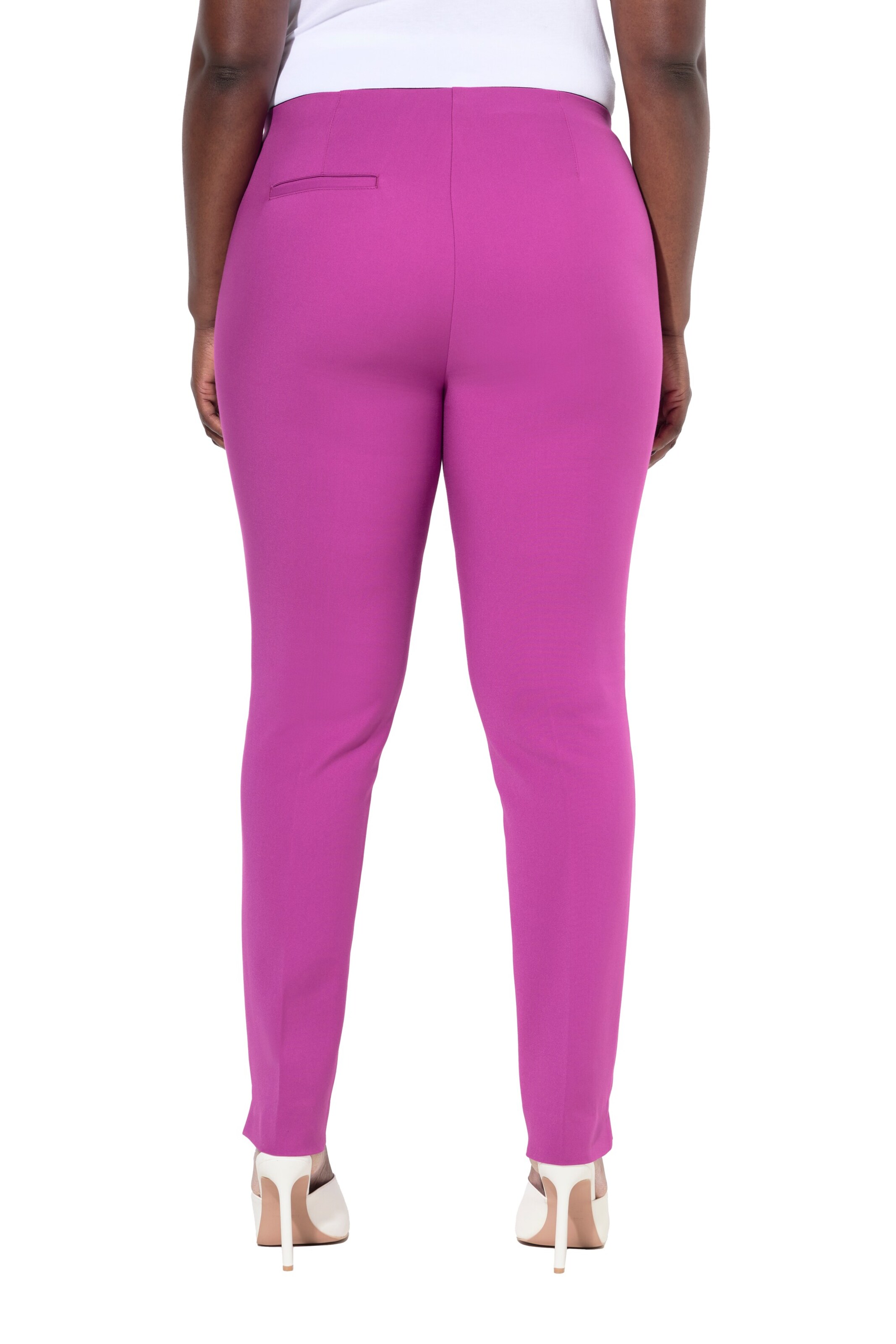 Ulla Popken Slimfit Pantalon in Lila