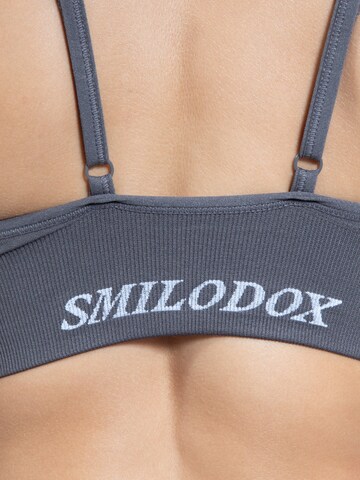 Smilodox Bustier Sport bh ' Maria ' in Grijs