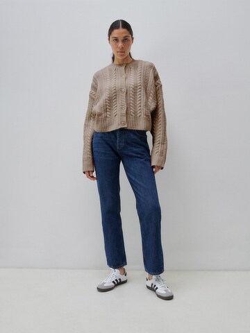 ABOUT YOU x Marie von Behrens Knit Cardigan 'Rosie' in Beige