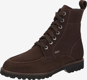 Bottines à lacets 'Merdit' SIOUX en marron : devant