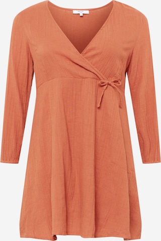 Robe 'Sarina' ABOUT YOU Curvy en orange : devant