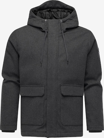 Ragwear Zimska jakna 'Mr Them Felt Youmodo' | siva barva: sprednja stran