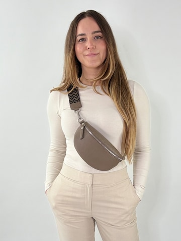 lePelou - Riñonera 'THEA small' en gris: frente