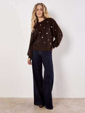 Pull-over 'Daisy' Apricot en marron
