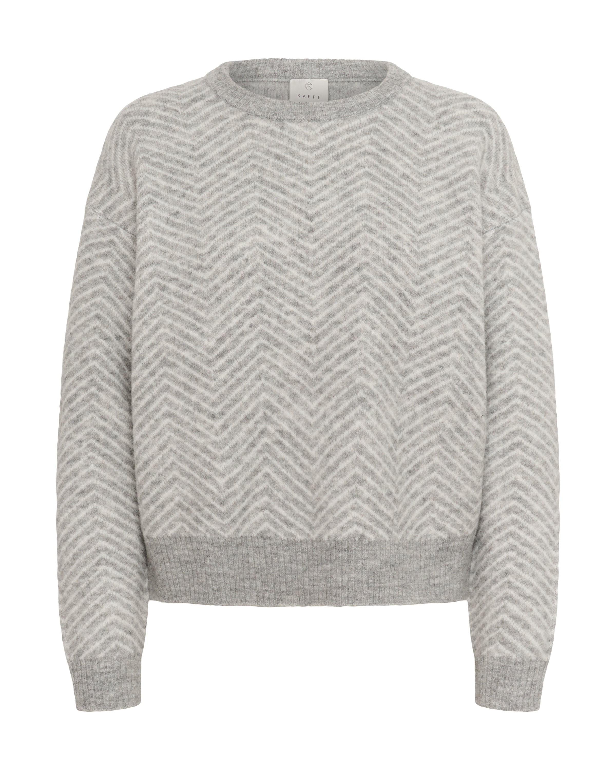 Kaffe Sweater 'KAbitzy' in Grey: front