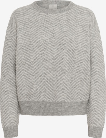 Pull-over 'KAbitzy' Kaffe en gris : devant