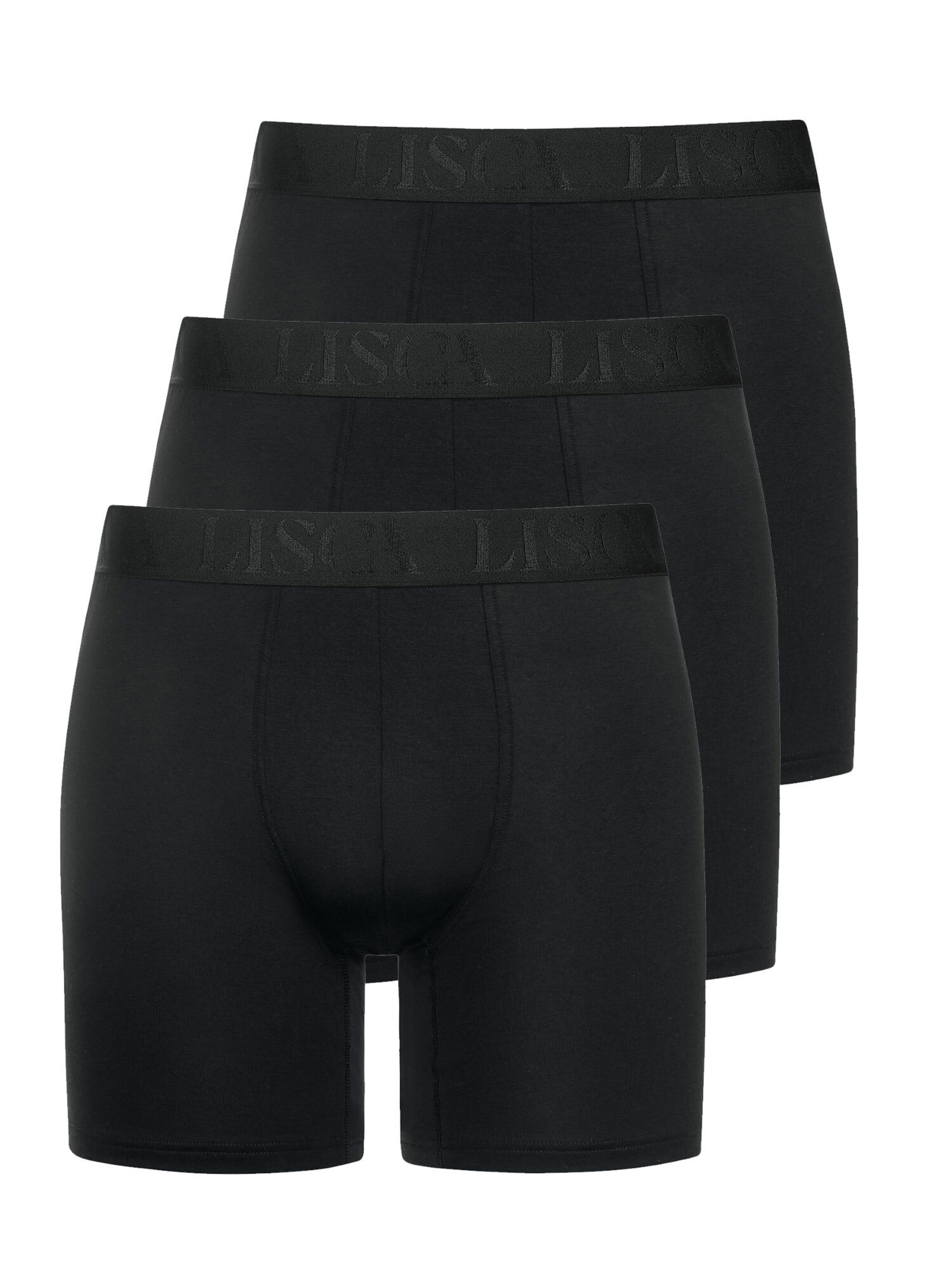 Lisca Boxer shorts 'Odysseus' in Black: front