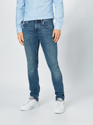 TOMMY HILFIGER Slimfit Džíny – modrá: přední strana