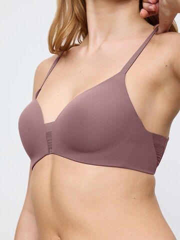 TRIUMPH T-Shirt Soft-BH ' Flex Smart ' in Lila