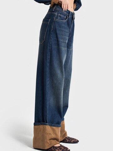 IT'S BASIC Baggy Jeans 'Baggy Mid Rise Jeans' in Blue