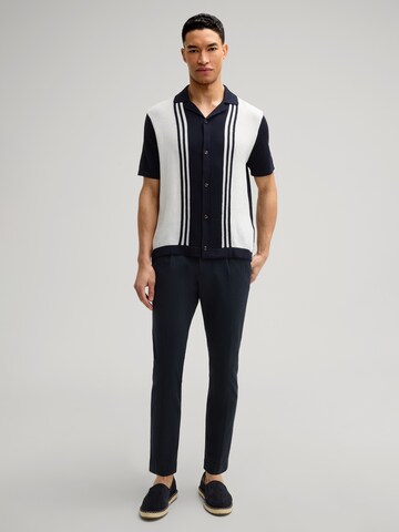 JOOP! Gebreid vest 'Kamor' in Blauw