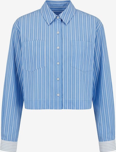 Guido Maria Kretschmer Women Pusero 'Dana' värissä kuninkaallisen sininen / valkoinen, Tuotenäkymä