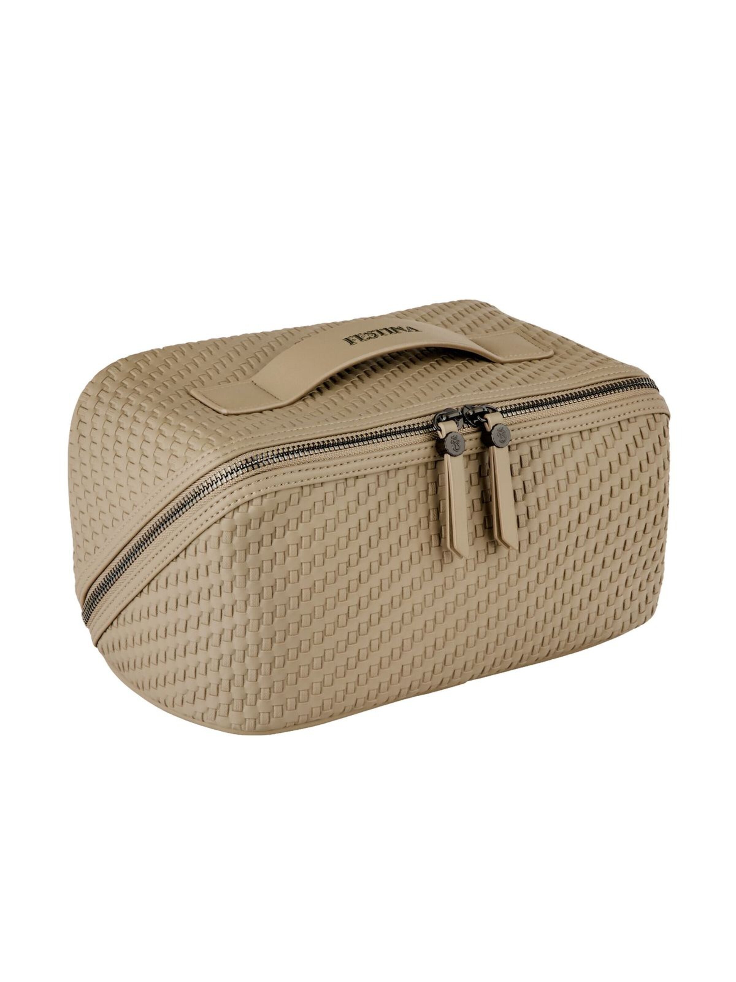 FESTINA Toilettas 'Toiletry Bag Interlace' in Grijs