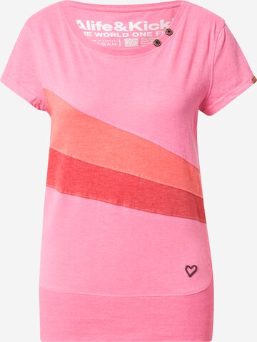 Alife and Kickin T-Shirt in Pink: predná strana