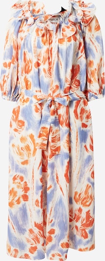 Essentiel Antwerp Kleid 'Dagent' in hellblau / orange / weiß, Produktansicht