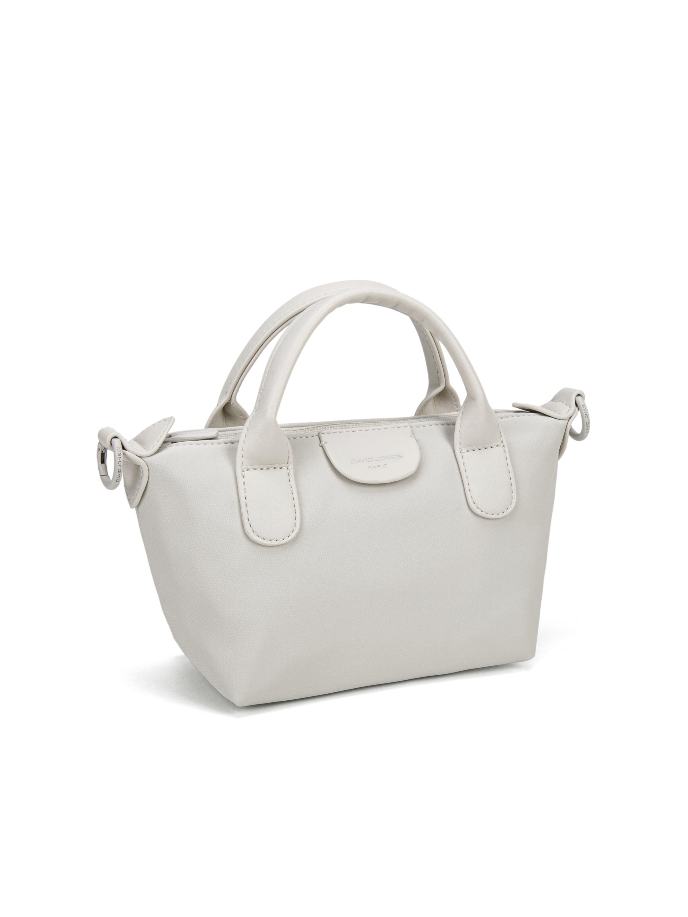 Borsa a mano 'Mini Borsa a Mano David Jones Doppi Manici Zip' di David Jones in beige