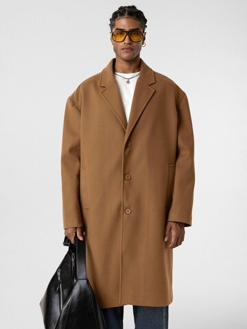 Dandalo Between-seasons coat 'Ravel' in Brown: front