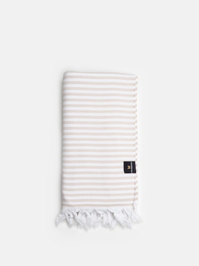 MARSIKOH Strandtuch 'Marine' in beige, Produktansicht