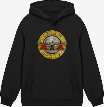 F4NT4STIC Sweatshirt 'Guns 'n' Roses' in Zwart: voorkant