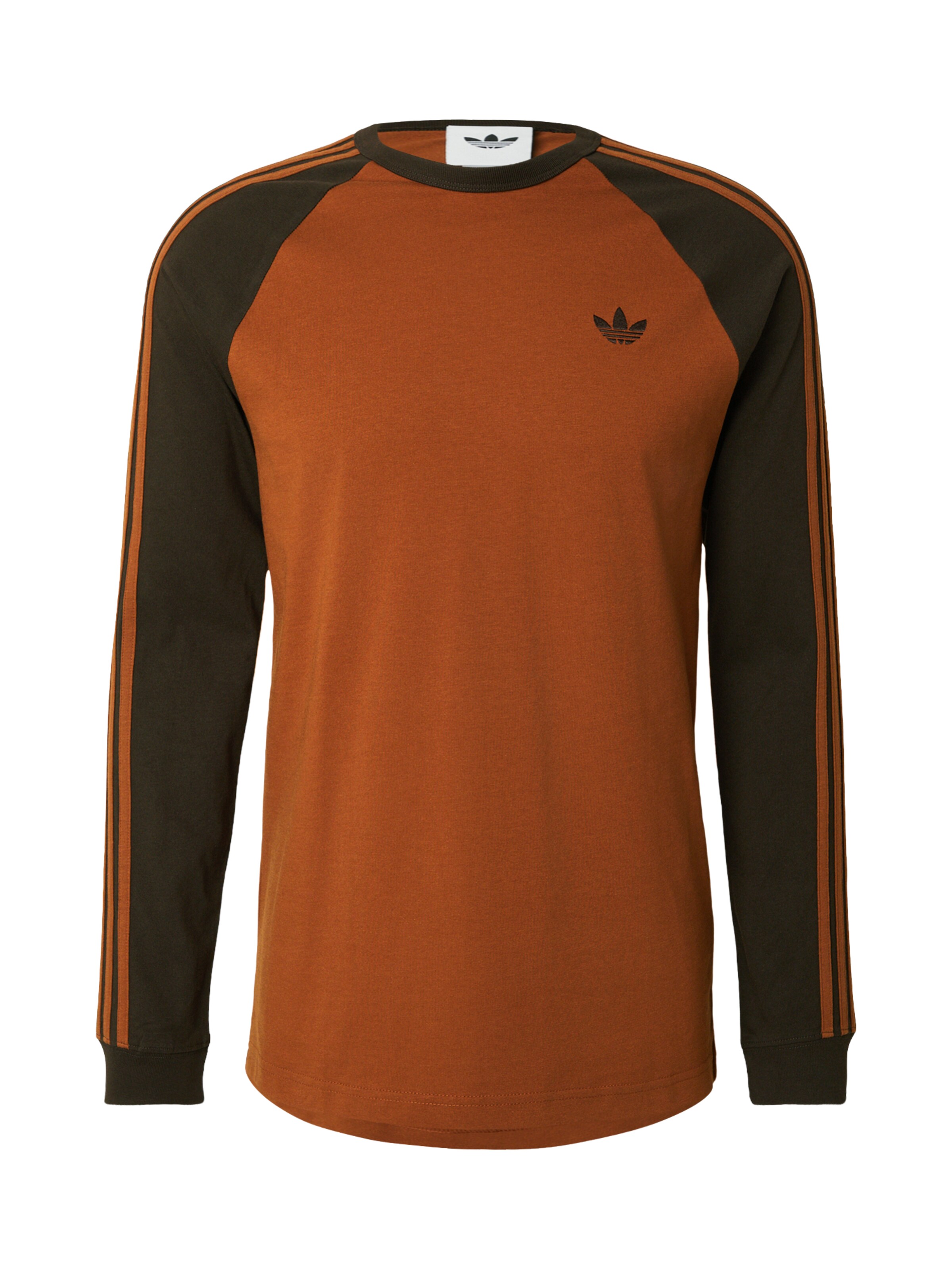 brūns ADIDAS ORIGINALS T-Krekls: no priekšpuses