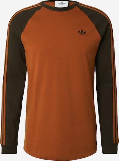 ADIDAS ORIGINALS Majica veličine XS u tamno smeđa / mandarina, Pregled proizvoda