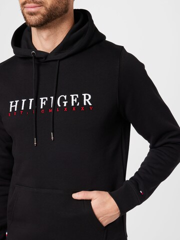 melns TOMMY HILFIGER Sportisks džemperis