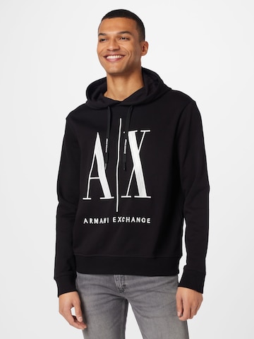 ARMANI EXCHANGE - Sweatshirt em preto: frente