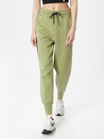 Nike Sportswear Zúžený Kalhoty – zelená: přední strana