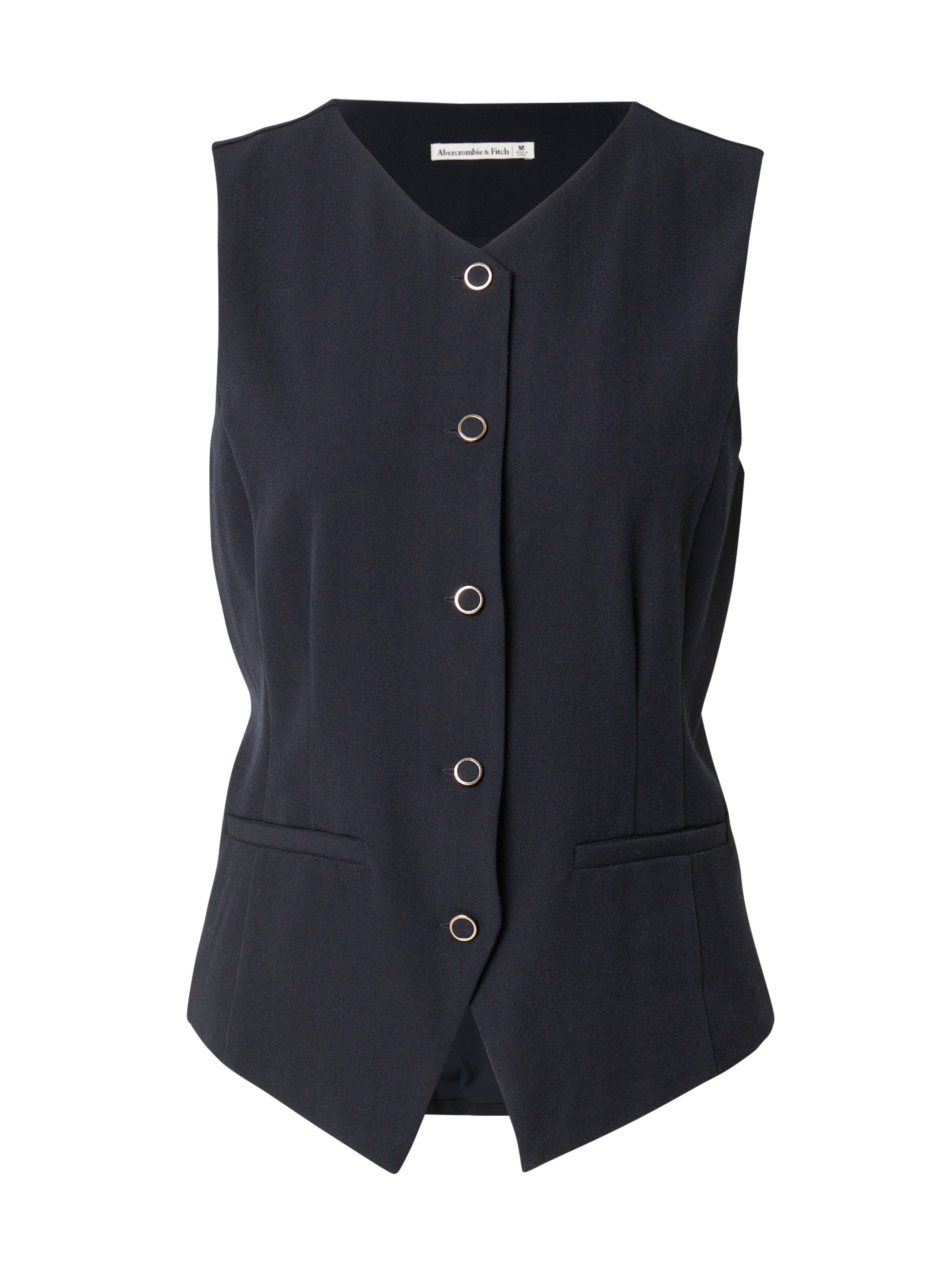 Abercrombie & Fitch Bluse in Schwarz: Vorderseite