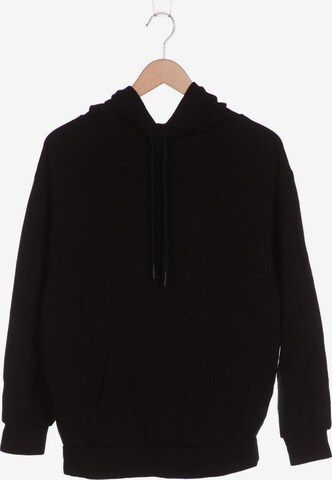 MANGO Sweatshirt & Zip-Up Hoodie in L in Black: front
