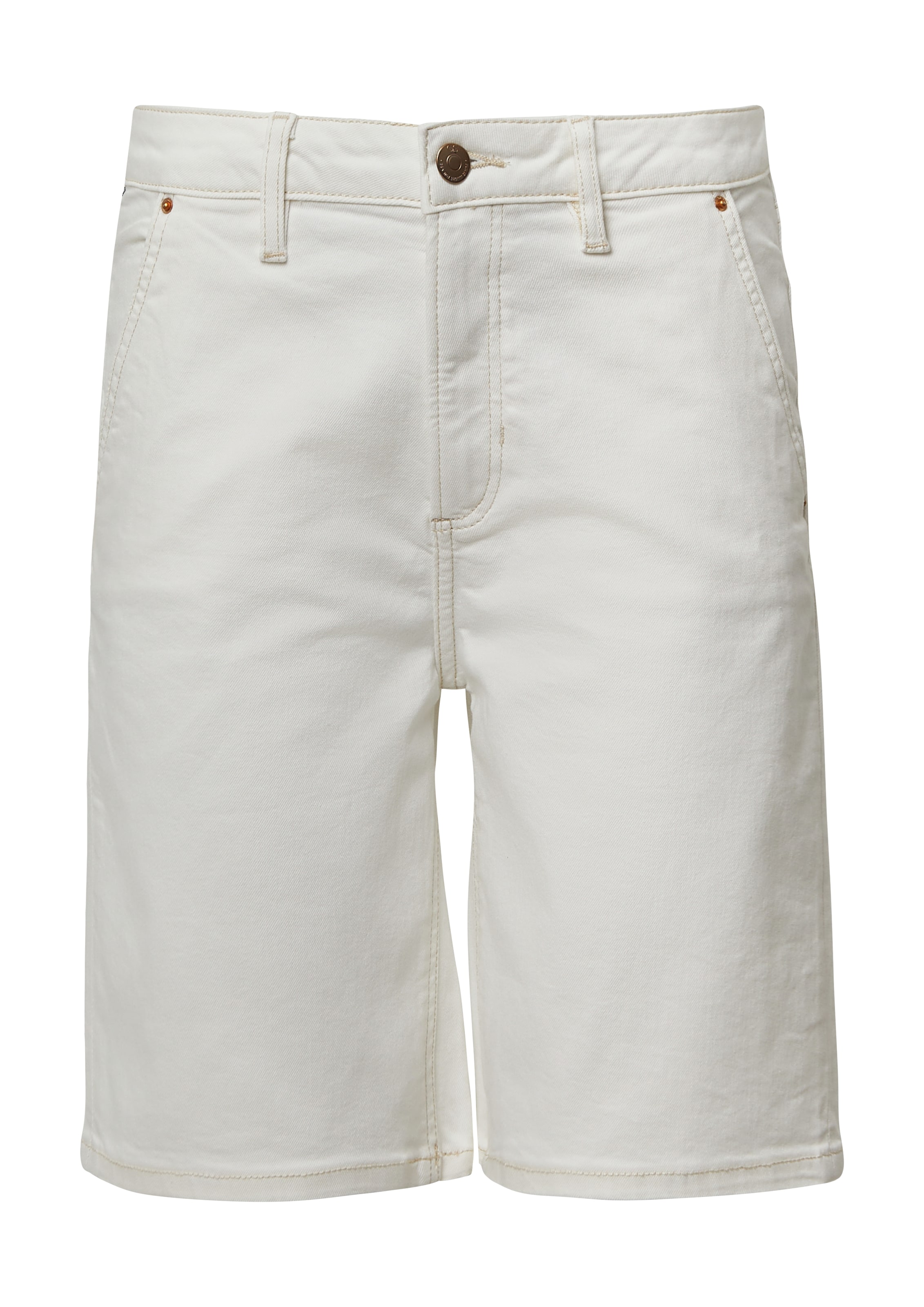 QS Regular Jeans 'Abby' in Weiß: Vorderseite