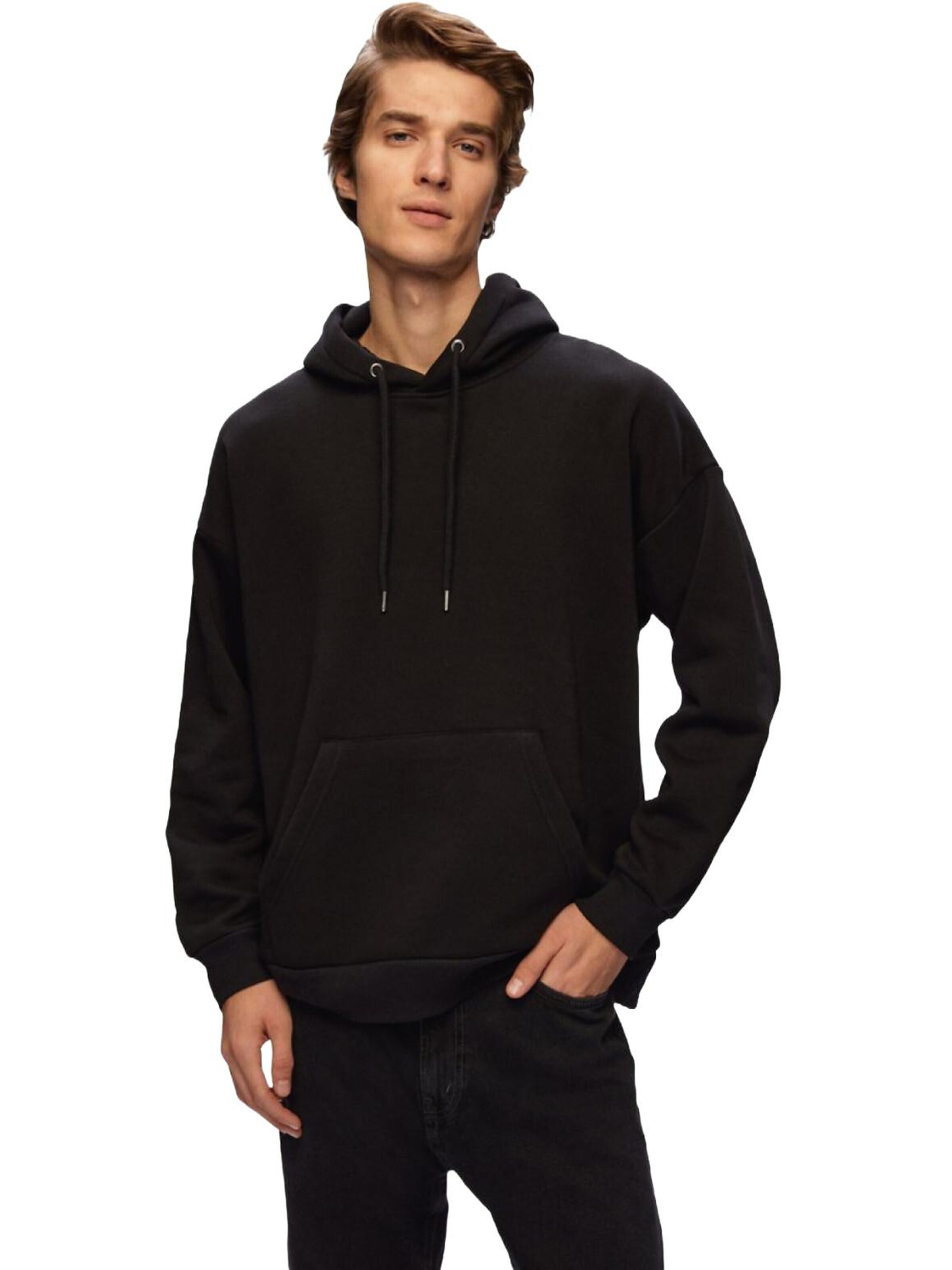 LTB Jeans Sweatshirt 'LTB Jeans Herren-Sweatshirt' in Zwart
