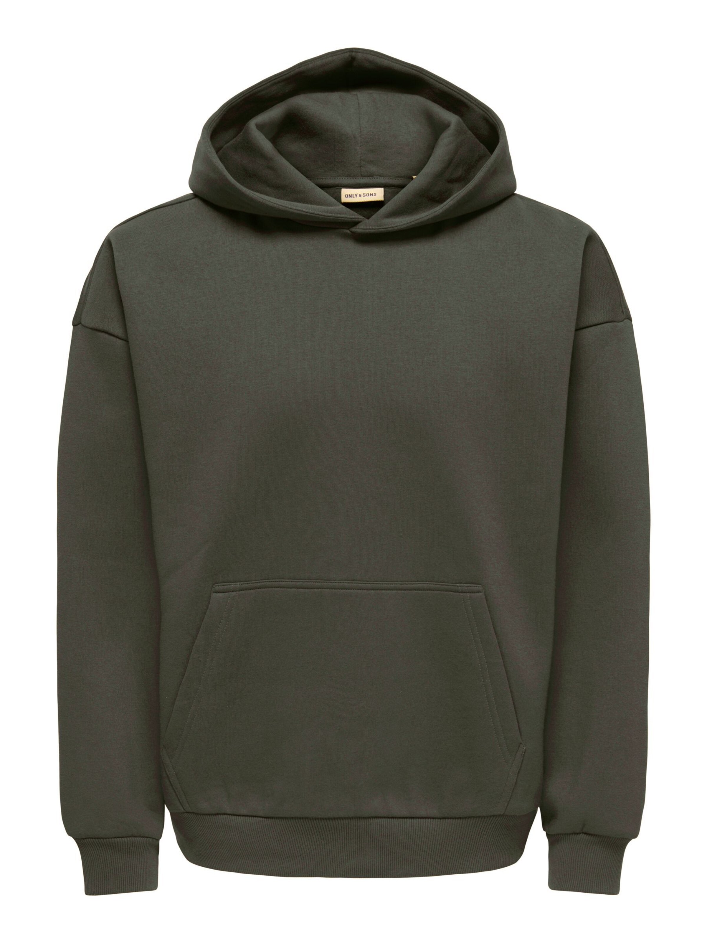 Only & Sons Sweat-shirt 'ONSCeres' en L en vert foncé, Vue avec produit