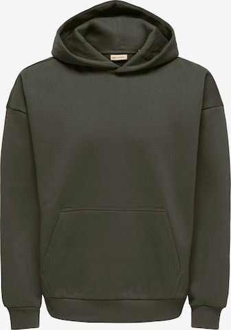 Felpa 'ONSCeres' di Only & Sons in verde: frontale
