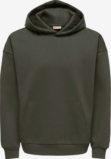 Only & Sons Sweat-shirt 'ONSCeres' en L en vert foncé, Vue avec produit